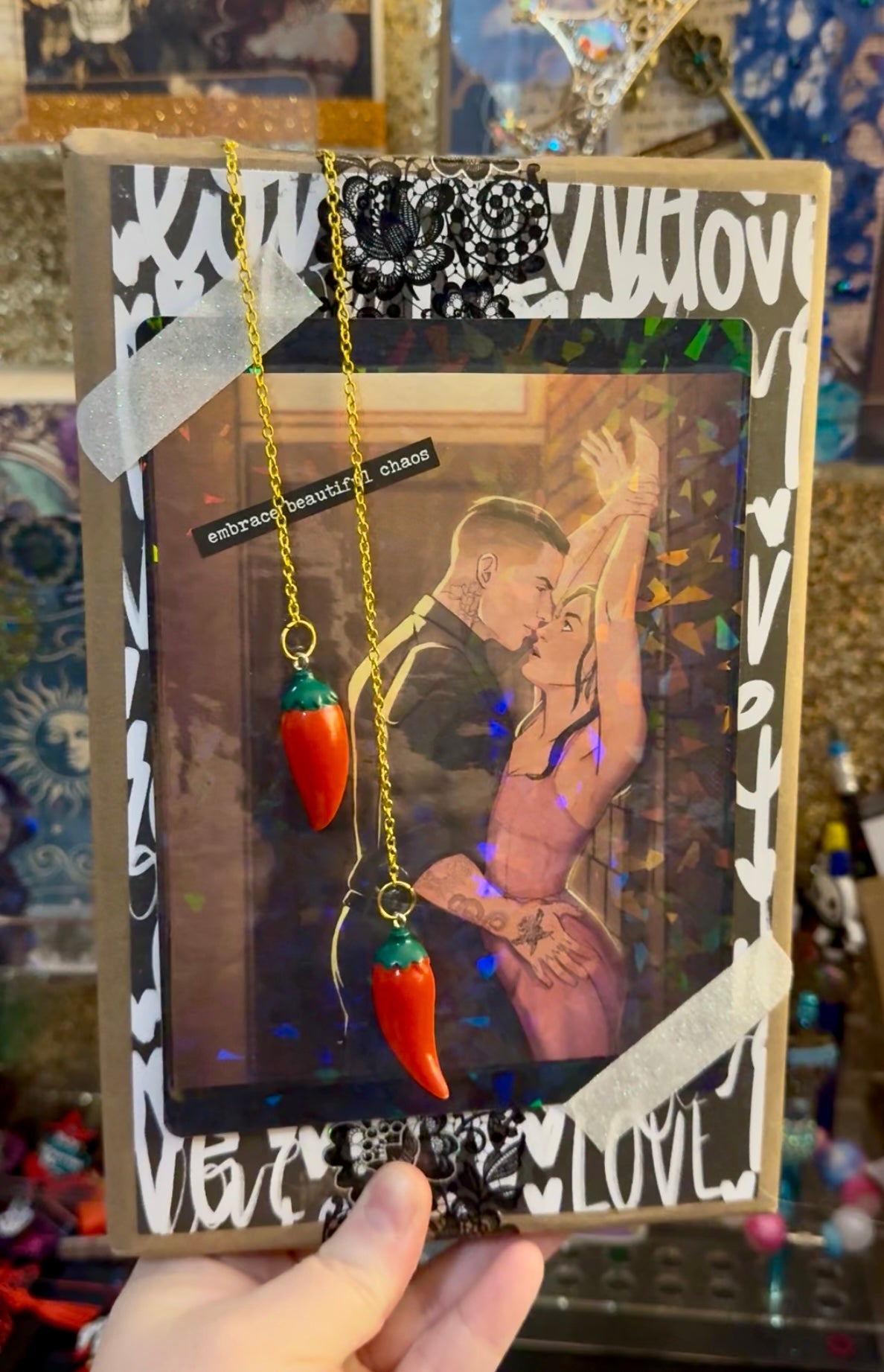 Chain Charm Bookmark