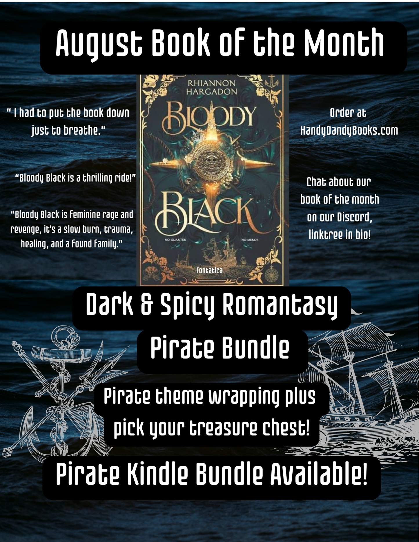August Book of the Month-Bloody Black